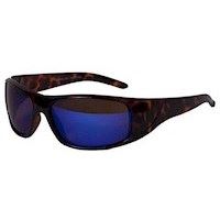 Solid sporty model med behagelig pasform. Polariserede linser med flot bl� spejl...